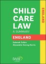 Child Care Law England and Wales A Summary of the Law in England and Wales