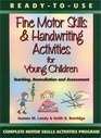 Ready to Use Fine Motor Skills  Handwriting Activities for Young Children