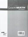 Saxon Homeschool Intermediate 4 Testing Book Grade 4