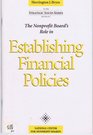 The Nonprofit Board's Role in Establishing Financial Policies