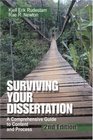 Surviving Your Dissertation A Comprehensive Guide to Content and Process