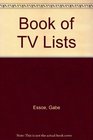 Book of TV Lists