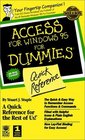 Access for Windows 95 for Dummies Quick Reference