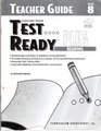 Test Ready Plus Reading A QuickStudy Program Book 8 Teacher Guide