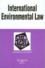 International Environmental Law in a Nutshell