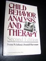 Child Behaviour Analysis and Therapy