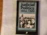 Judicial Politics Since 1920 A Chronicle