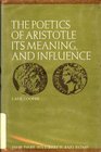The Poetics of Aristotle Its Meaning and Influence