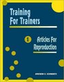 Training Articles for Reproduction Copy this Book