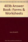 403b Answer Book Forms  Worksheets