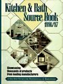 Kitchen  Bath Source Book 1996/97