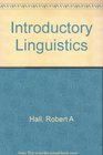 Introductory Linguistics