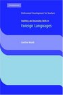 Teaching and Assessing Skills in Foreign Languages