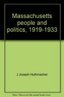 Massachusetts people and politics 19191933