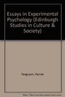 Essays in Experimental Psychology