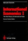 International Economics I The Pure Theory of International Trade