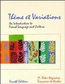 Thme et Variations An Introduction to French Language and Culture 4th Edition