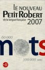 Le Nouveau Petit Robert Dictionnaire alphabtique et analogique de la langue franaise