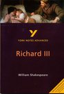 York Notes Advanced on Richard III by William Shakespeare