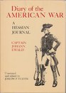 Diary of the American War A Hessian journal