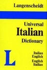 Langenscheidt's Universal Dictionary ItalianEnglish English Italian EnglishItalian ItalianEnglish