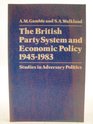 The British Party System and Economic Policy 19451983 Studies in Adversary Politics