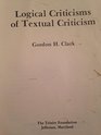 Logical Criticisms of Textual Criticism