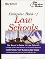 Complete Book of Law Schools 2002 Edition