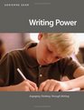 Writing Power Engaging Thinking Through Writing