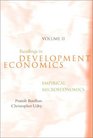 Readings in Development Economics Vol 2 Emprical Microeconomics