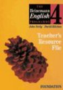 The Heinemann English Programme 4 Foundation Teacher's Resource File