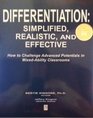 Differentiation Simplified Realistic and Effective