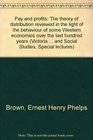 Pay and profits The theory of distribution reviewed in the light of the behaviour of some Western economies over the last hundred years