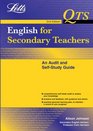 QTS English for Secondary Teachers  Audit  Self Study