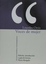 Voces de mujer Edicion introduccion y guia de lectura Nuria Morgado
