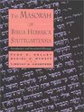 The Masorah of Biblia Hebraica Stuttgartensia Introduction and Annotated Glossary