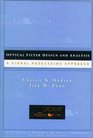 Optical Filter Design and Analysis  A Signal Processing Approach