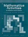 Mathematics Activities for Elementary School Teachers