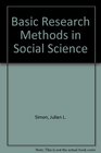 Basic Research Methods in Social Science