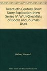 TwentiethCentury Short Story Explication New Series  19951996 With Checklists of Books and Journals Used