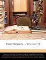 Proceedings  Volume 15