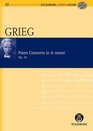 Piano Concerto in A Minor Op 16 Eulenburg AudioScore Series