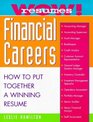 Wow Resumes for Financial Careers