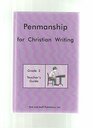 Penmanship for Christian Writing Grade 2 Teachers Manual