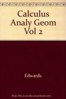 Calculuc and Analytic Geometry Volume 2