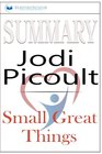 Summary Small Great Things A Novel by Jodi Picoult