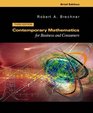 Contemporary Mathematics for Businesses and Consumers Brief