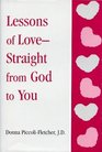 Lessons of Love Straight from God to You
