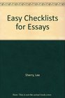 Easy Checklists for Essays