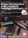 Blues Harmonica Jam Tracks  Soloing Concepts 1 Book/CD Set